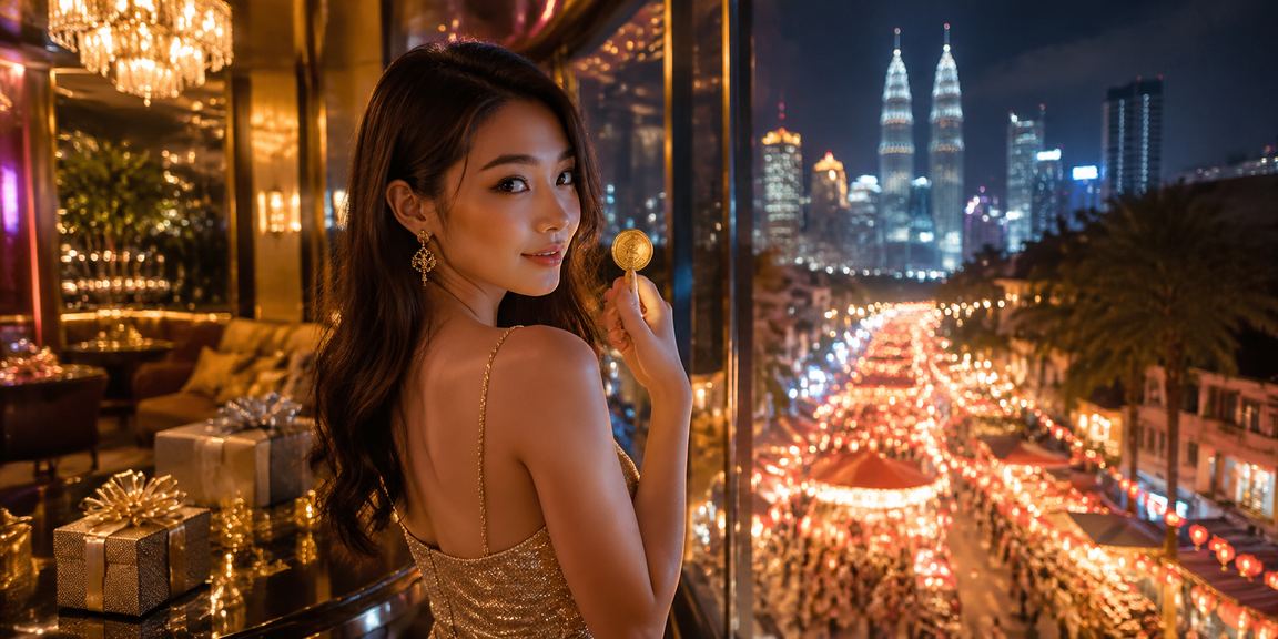 Suasana kasino hiburan di Kuala Lumpur dengan gaya tempatan