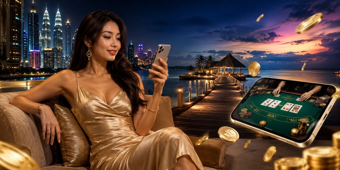 Permainan baccarat di Petaling Jaya dengan gaya tempatan